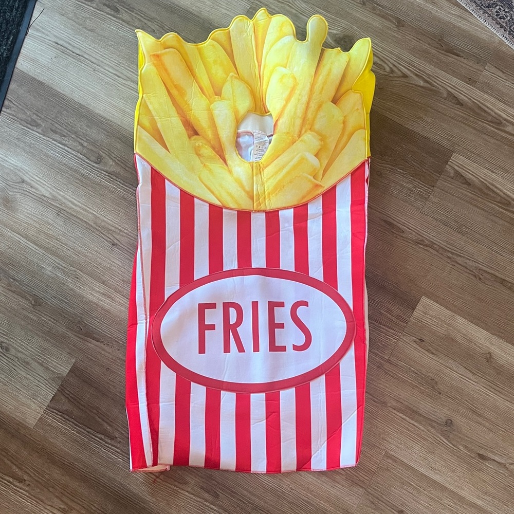 Adult One Size French Fries Costume